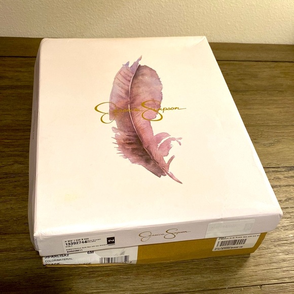 NIB [Jessica Simpson] Arlisa 2 Rainbow Heel Ankle Strap Wedge Sandal Womens Sz 6 - Picture 7 of 13